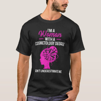 Cosmetologie Afstuderen Cosmetoloog met licentie T-shirt