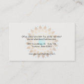 Cosmetologie Holistische Salon en Spa Logo Visitekaartje (Achterkant)