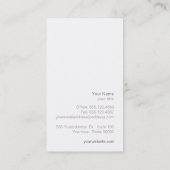 Cosmetologie White Rosette Natural and Organic Spa Visitekaartje (Achterkant)