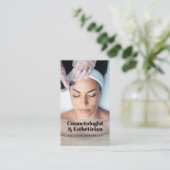 Cosmetologist Foto QR Code Visitekaartje (Staand voorkant)