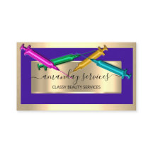 Cosmetologist Spuit Botox B12 QRCode Blue