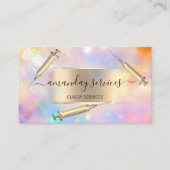 Cosmetologist Spuit Botox B12 QRCode Holograaf Visitekaartje (Voorkant)