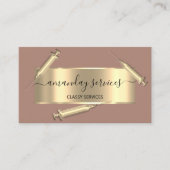 Cosmetologist Spuit Botox B12 QRCode Roos Visitekaartje (Voorkant)