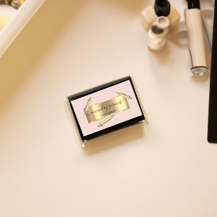 Cosmetologist Spuit Botox B12 QRCode Roze Visitekaartje