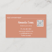 Cosmetologist Spuit Botox Injectie Bourgogne Afsprakenkaartje (Achterkant)