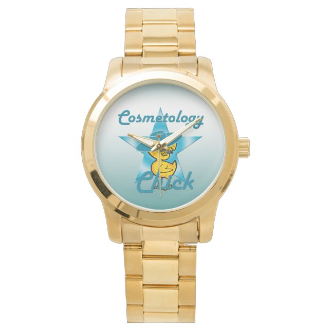 Cosmetology Chick #7 Horloge (Voorkant)