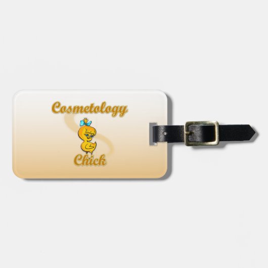 Cosmetology Chick Bagagelabel (Voorkant horizontaal)