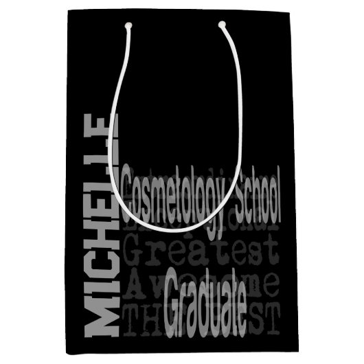 Cosmetology School Afstuderen Extraordinaire CUSTO Medium Cadeauzakje (Voorkant)