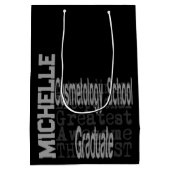 Cosmetology School Afstuderen Extraordinaire CUSTO Medium Cadeauzakje (Achterkant)