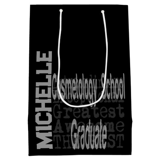 Cosmetology School Afstuderen Extraordinaire CUSTO Medium Cadeauzakje (Achterkant)