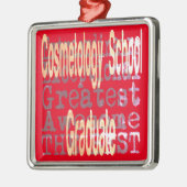 Cosmetology School Afstuderen extraordinaire Metalen Ornament (Links)