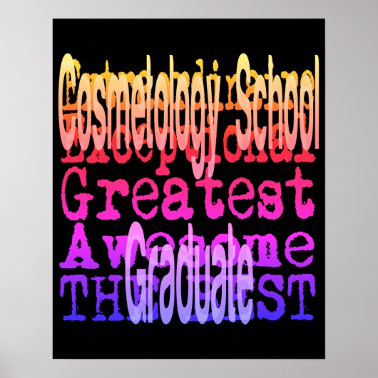 Cosmetology School Afstuderen extraordinaire Poster (Voorkant)