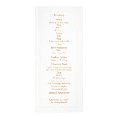 Cosmetology Spa en Salon White Leaves Gray Menu (Achterkant)