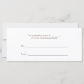 Cosmetology Spa Gold Circles Cadeaubon (Achterkant)