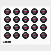 Cosmetoloog 2023 Cosmetology School Afstuderen Ronde Sticker (Vel)