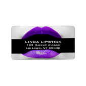 Cosmetoloog Adresetiketten Etiket (Voorkant)