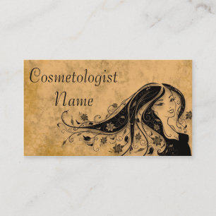 Cosmetoloog Beauty Salon Hairdresser Afsprakenkaartje
