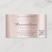 Cosmetoloog Botox B12 Injections SPA Roos Afsprakenkaartje (Achterkant)