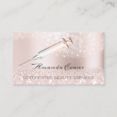 Cosmetoloog Botox B12 Injections SPA Roos Afsprakenkaartje (Voorkant)