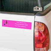Cosmetoloog Business Advertentie Bumpersticker (Op Truck)