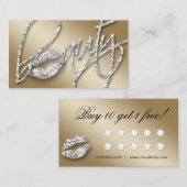 Cosmetoloog Business Beauty Gold Ice Loyalty (Voorkant / Achterkant)