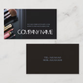 Cosmetoloog Cosmetology make-up Artist Elegant Visitekaartje (Voorkant / Achterkant)