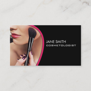 Cosmetoloog Cosmetology Makeup Artist Elegant Visitekaartje