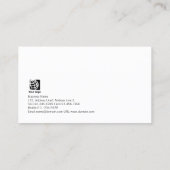 Cosmetoloog Elegant Pastel Gele Bloemen Visitekaartje (Achterkant)