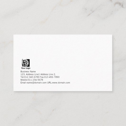 Cosmetoloog Elegant Pastel Groene Bloemen Swirls Visitekaartje (Achterkant)