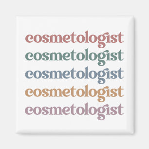 Cosmetoloog Esthetician Beautician Skin Care Magneet