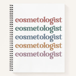 Cosmetoloog Esthetician Beautician Skin Care Notitieboek