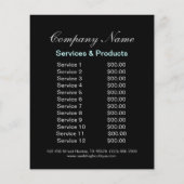 cosmetoloog Eyeshadow cosmetica make-up kunstenaar Flyer (Achterkant)