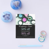 cosmetoloog Eyeshadow cosmetica make-up kunstenaar Flyer (Enkel)