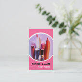 Cosmetoloog of artistieke Visitekaartjes van Makeu (Staand voorkant)