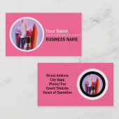 Cosmetoloog of artistieke Visitekaartjes van Makeu (Voorkant / Achterkant)