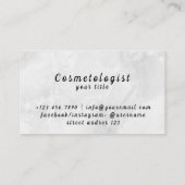 Cosmetoloog Visitekaartje (Achterkant)