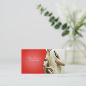 Cosmetoloog visitekaartje (Staand voorkant)