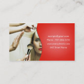 Cosmetoloog visitekaartje (Achterkant)