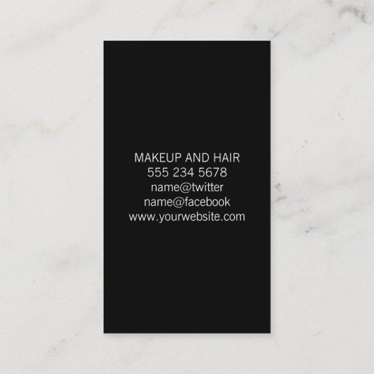 Cosmetoloog Visitekaartje (Achterkant)