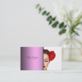 Cosmetoloog visitekaartje (Staand voorkant)