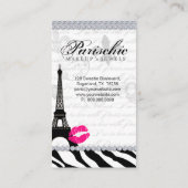 Cosmetoloog Visitekaartje Paris Eiffeltoren (Achterkant)