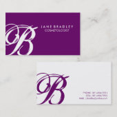 Cosmetoloog - Visitekaartjes (Voorkant / Achterkant)