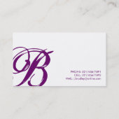 Cosmetoloog - Visitekaartjes (Achterkant)