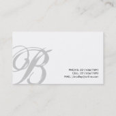 Cosmetoloog - Visitekaartjes (Achterkant)