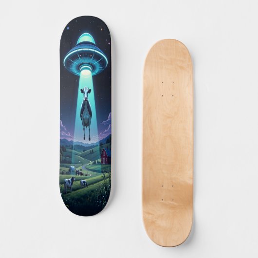 Cosmic Abduction Edition 1 Persoonlijk Skateboard (Voorkant)