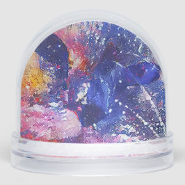 Cosmic Abstract Cat Dreamscape  Sneeuwbol