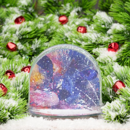 Cosmic Abstract Cat Dreamscape  Sneeuwbol (Kerstmis)