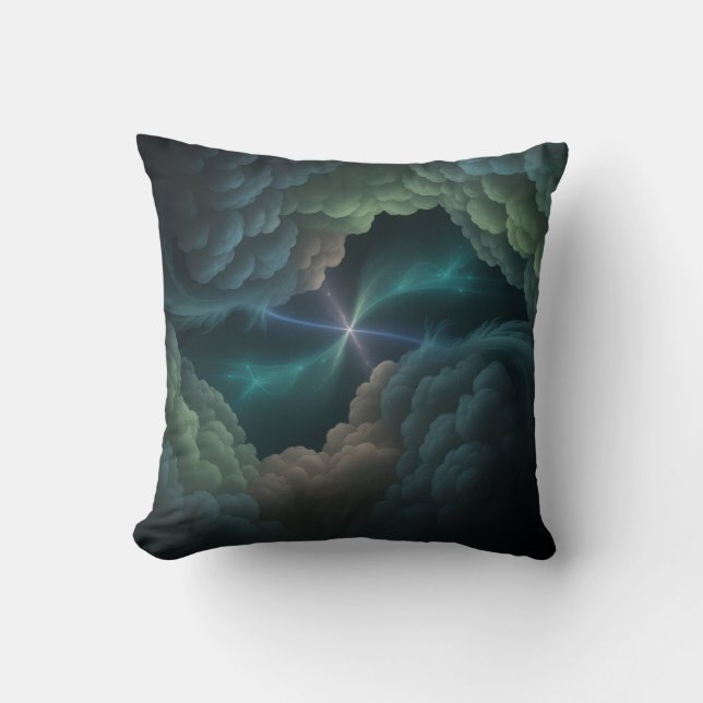 Cosmic Abstract Throw Pillow Kussen (Voorkant)