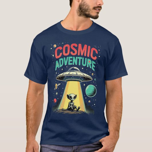 Cosmic Adventure mannen T-shirt (Voorkant)