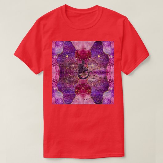 Cosmic Alchemy Dragon Ouroboros T-shirt (Design voorkant)